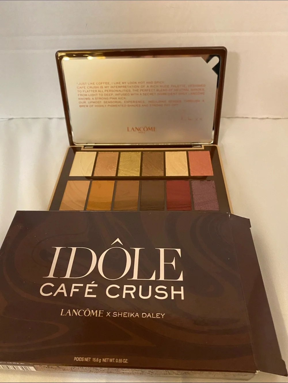Idôle Café Crush Eyeshadow Palette — Warm & Rosy Neutrals